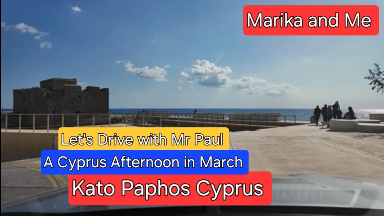 Exploring Kato Paphos Hotels Road and Paphos Harbour Cyprus 