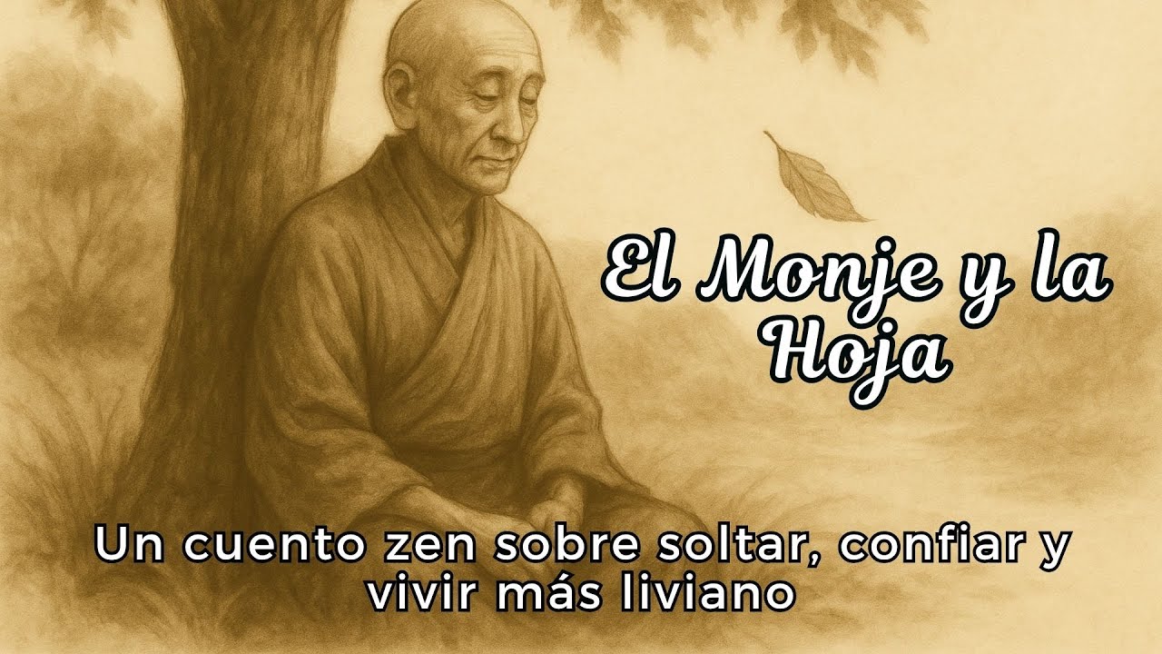 El Monje y la Hoja — Un cuento zen sobre soltar, confiar y vivir más liviano
