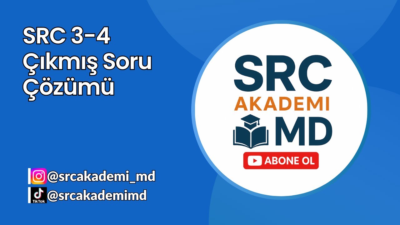 SRC 3-4 Çıkmış Sorular ve Çözümleri | Püf Noktalar ve Tüyolar | Sınav Taktikleri #src #2025 Güncel#1