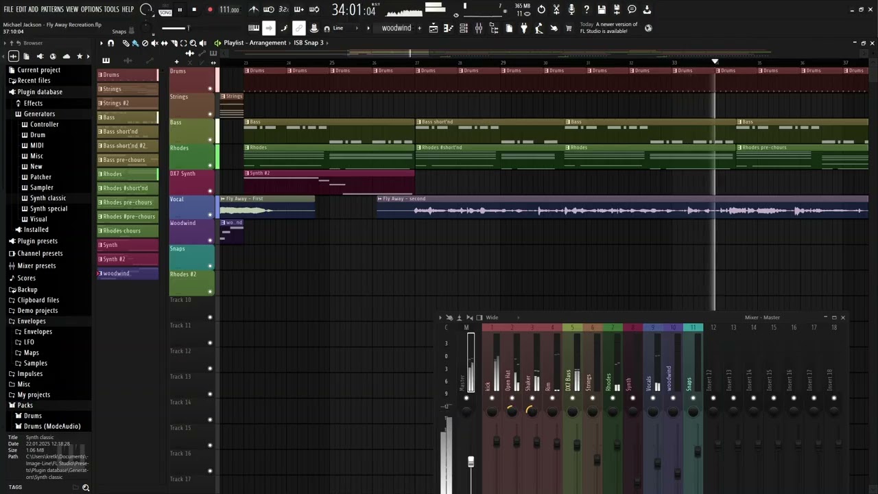 Fly Away - Updated FL studio recreation (copy from 24.01.2025)