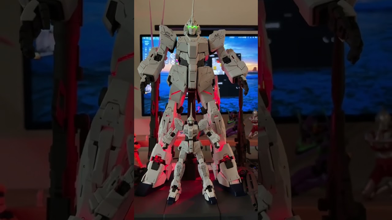 RG & PG Gundam Unicorn #gunpla #gundam #gunplabuilder #shortvideo #gundamunicorn