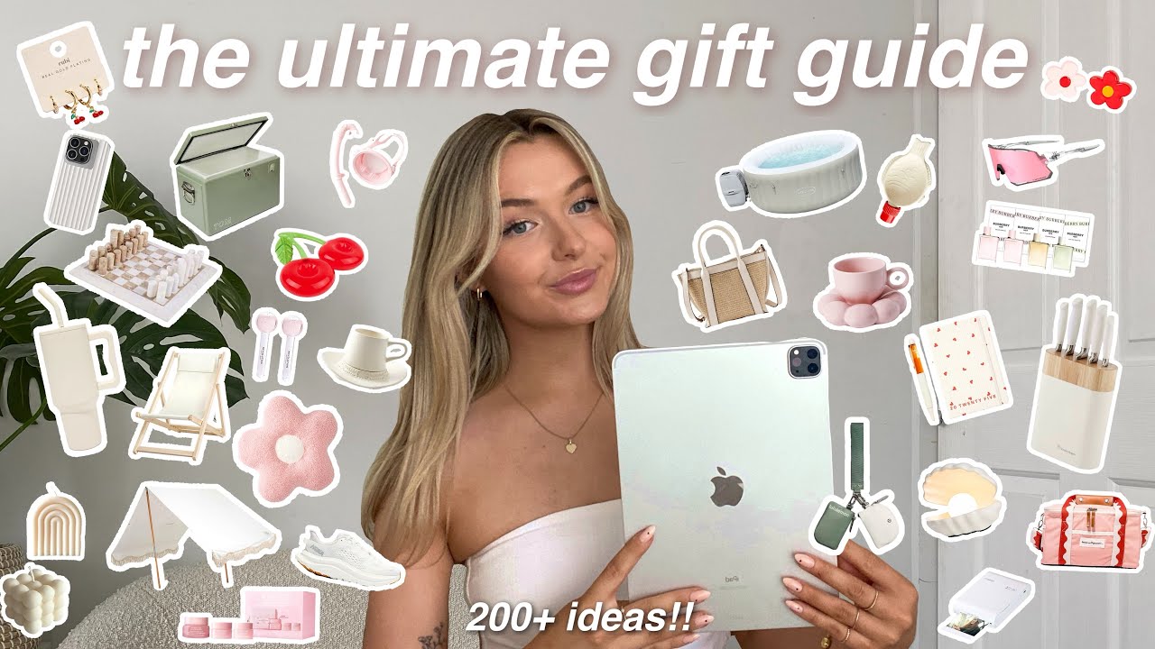 the ultimate GIFT GUIDE for EVERYONE in your life ( 200+ gift ideas!! )