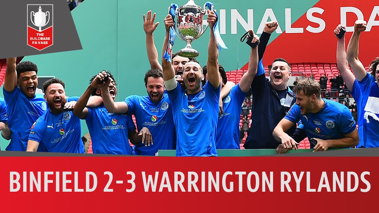Binfield 2-3 Warrington Rylands | Wembley hat-trick dream come true! | FA Vase final highlights