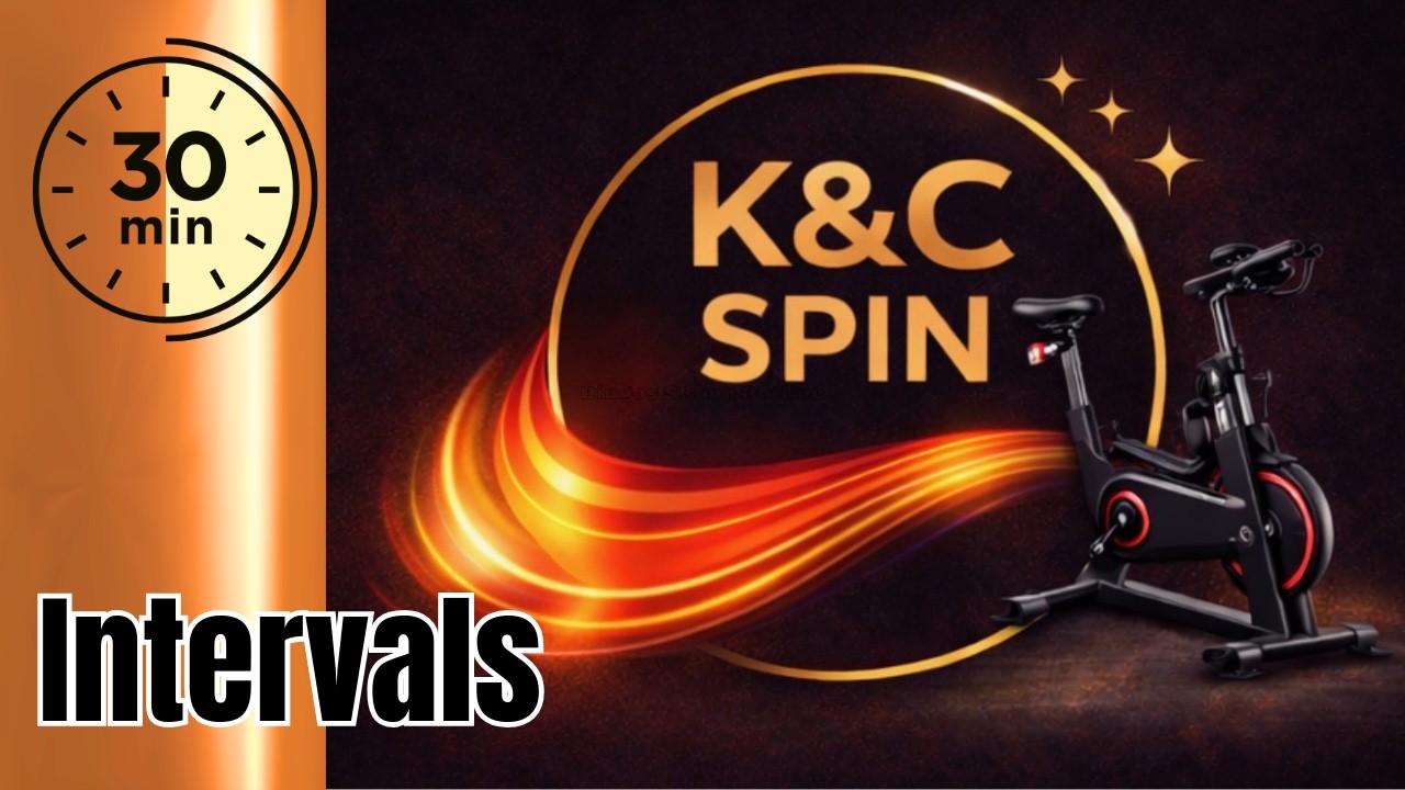 HIGH ENERGY Popular Music Interval Spin Class/Indoor cycling workout at home