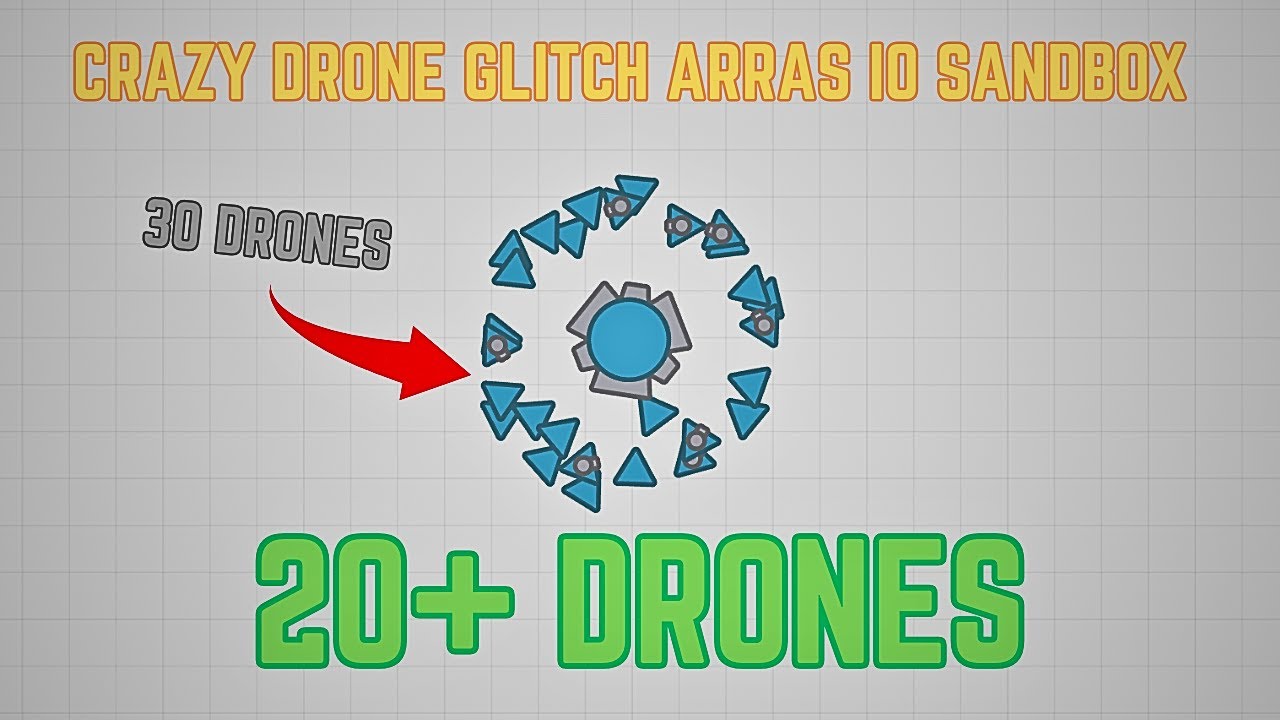 CRAZY DRONE GLITCH | Arras io