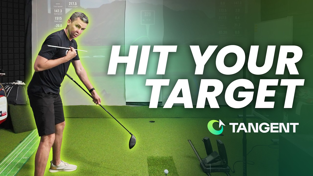 Hit your target more often | Driving Aim Drill | Tangent Golf