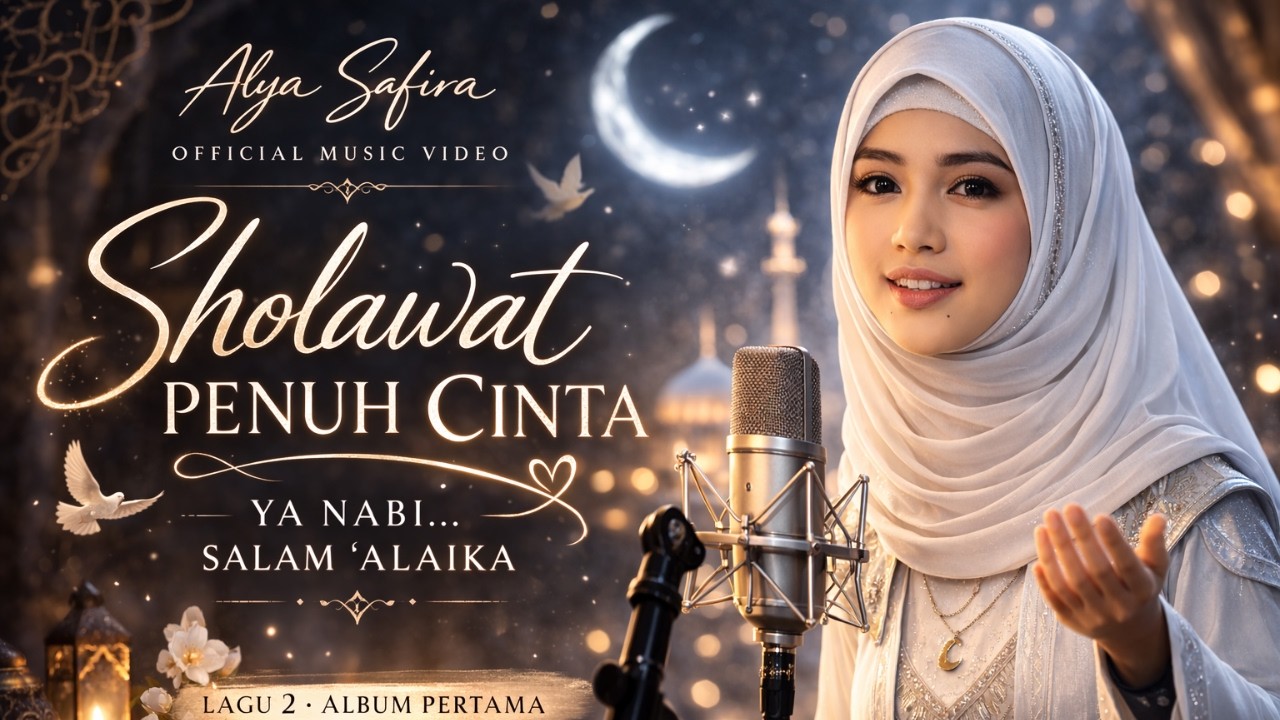 Sholawat Penuh Cinta – Alya Safira Official Music Video  Lagu Religi Menyentuh Hati