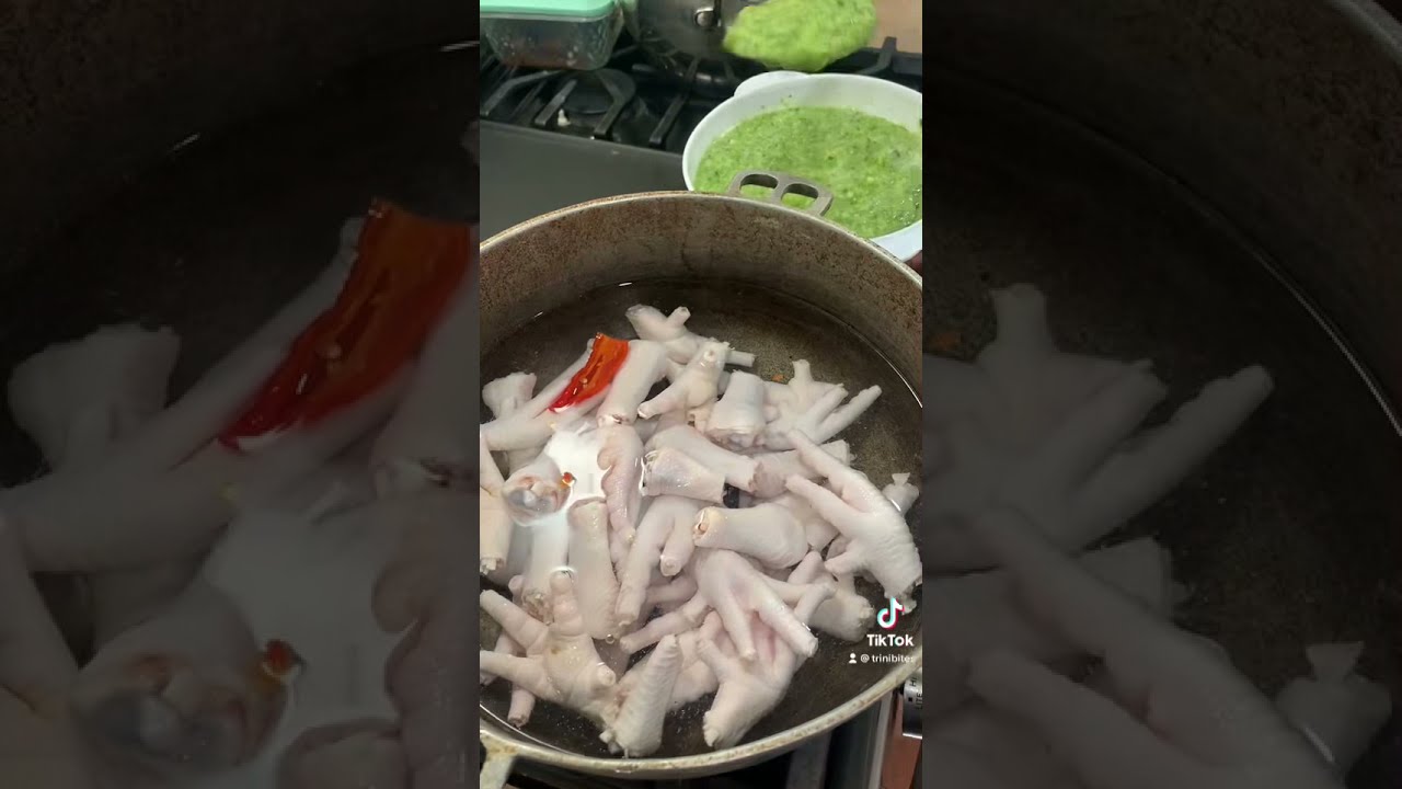 Trini Bites | Chicken Foot Souse! #Shorts **TIKTOK**