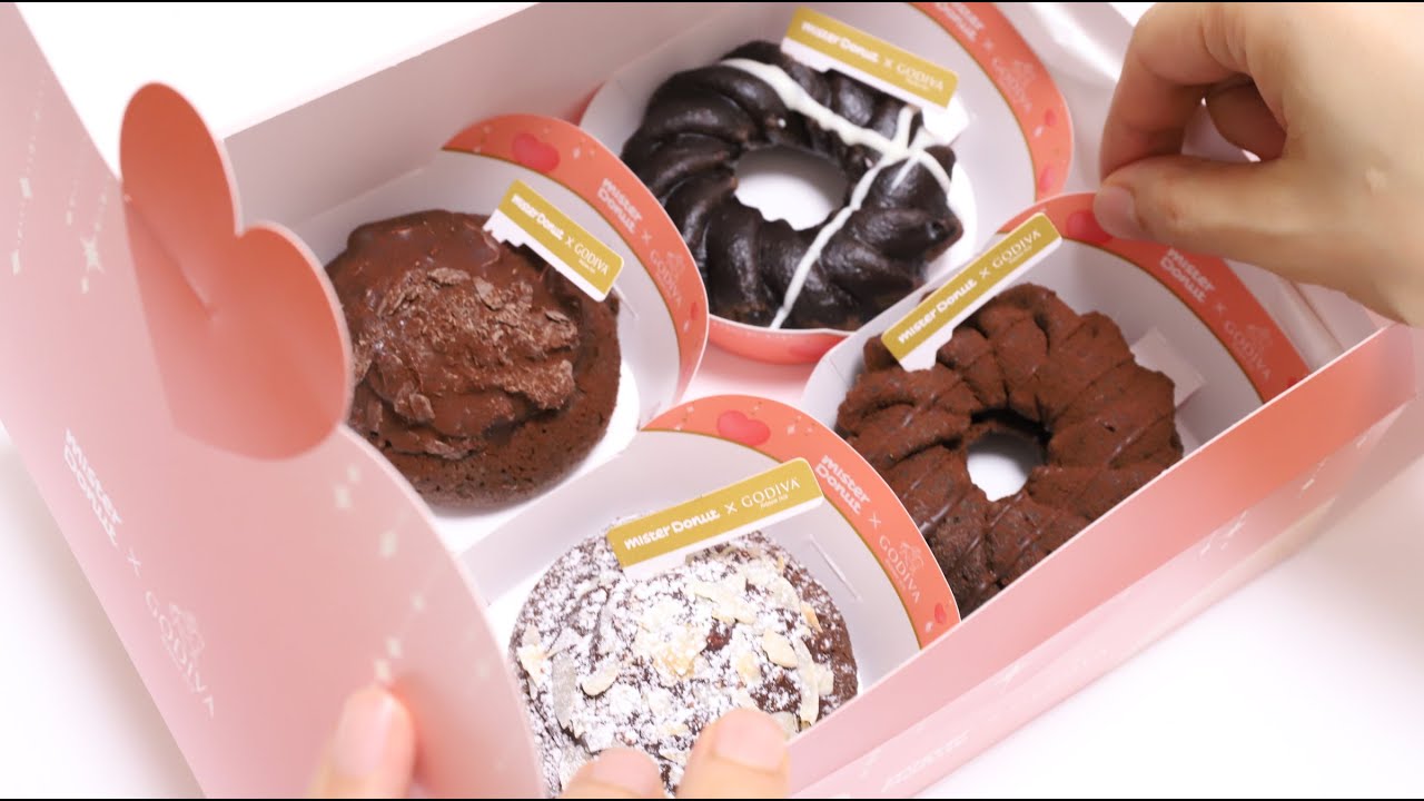 🍩Godiva Chocolate Donuts Anniversary Set Japanese Donut Shop Misdo
