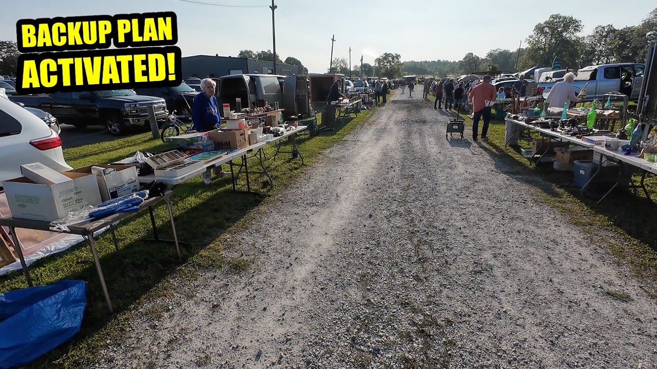 FLEA MARKET PLAN B ACTIVATED!
