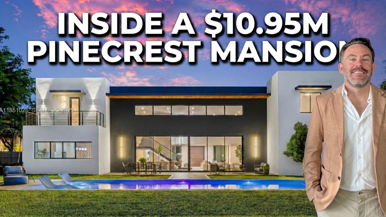 Inside a $10.95M Pinecrest Mega-Mansion with a HIDDEN Safe Room!