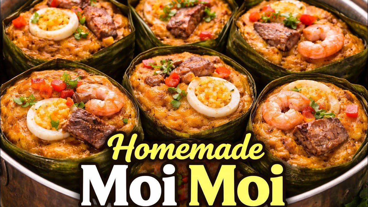 How I Made Rich Nigerian Moi Moi at Home 🇳🇬