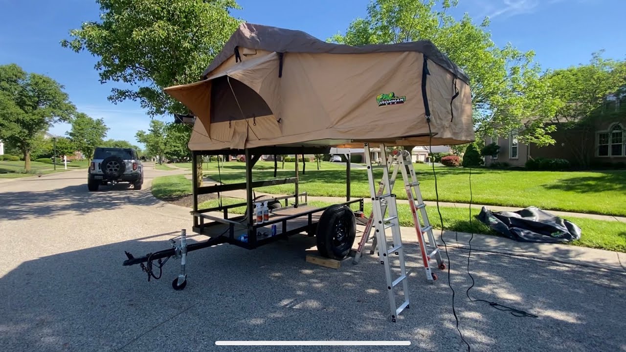 Rooftop Tent Nikwax Coating Application