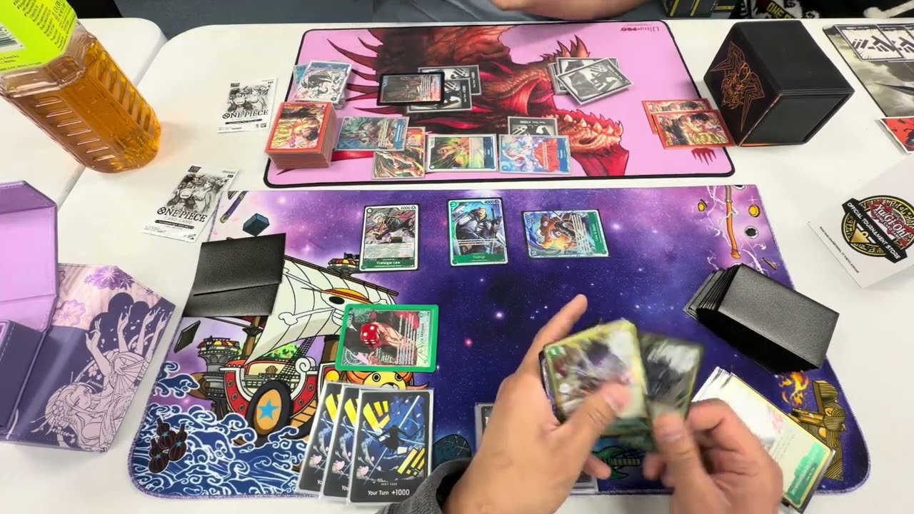 One Piece TCG Op14 Locals G Mihawk vs UB Ace