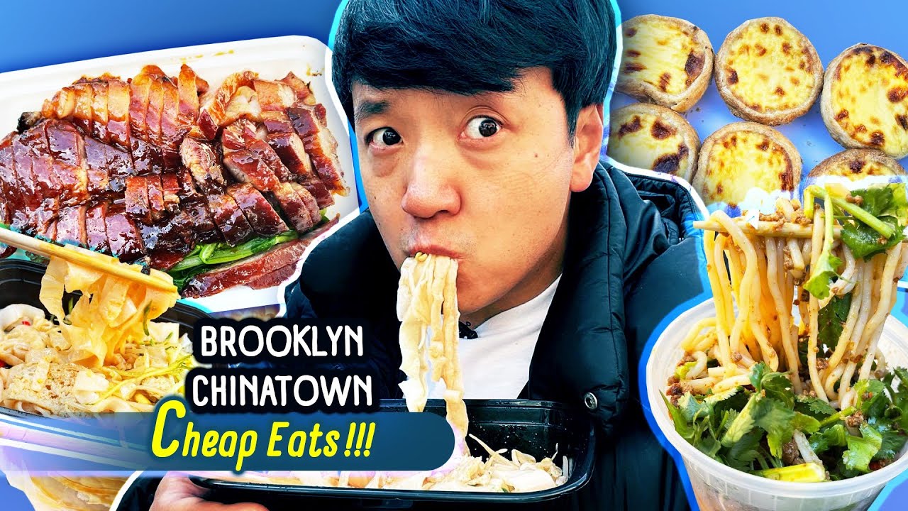 Best BROOKLYN CHINATOWN Cheap Eats! MUST TRY Pork Buns!