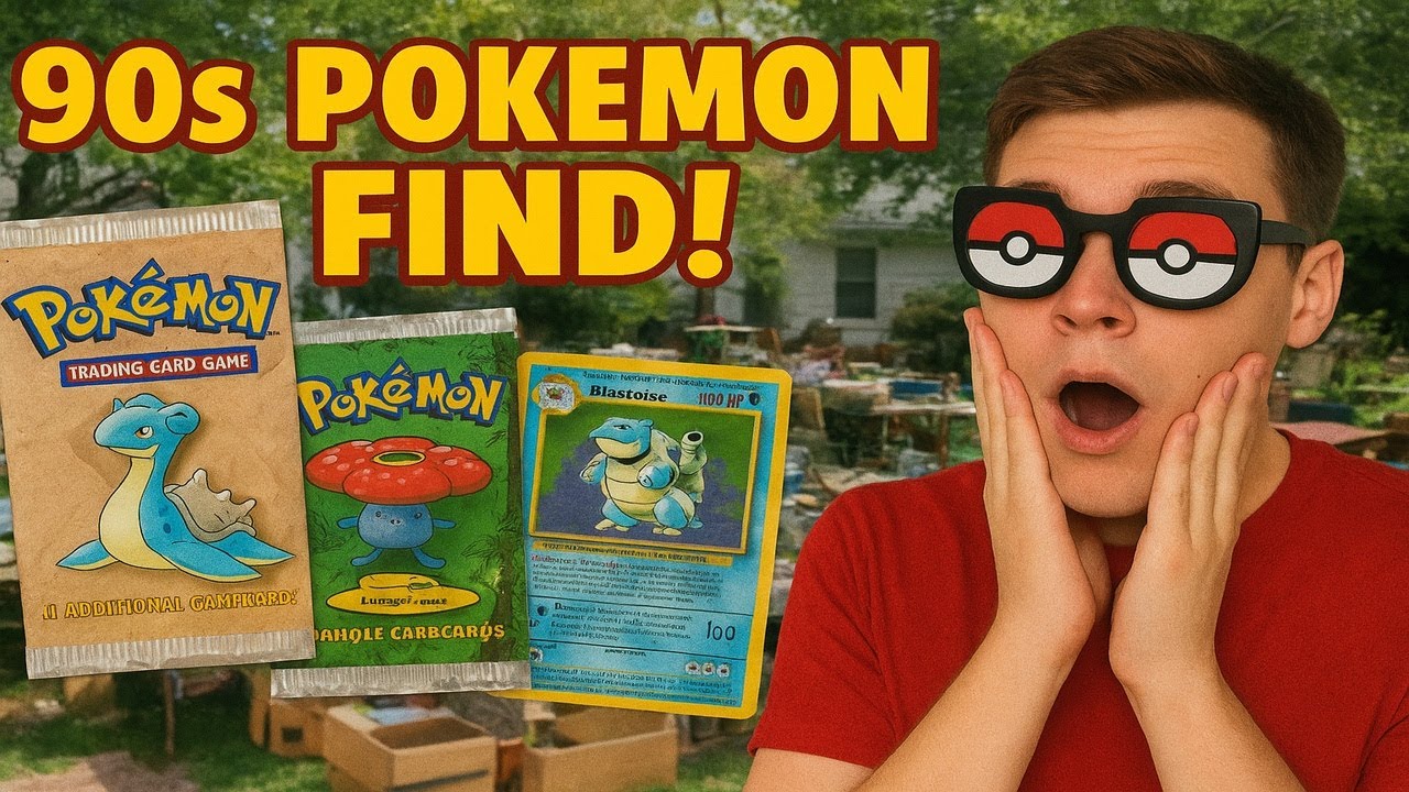 I Found Rare POKEMON CARDS at a Yard Sale... (I'm Rich Now)