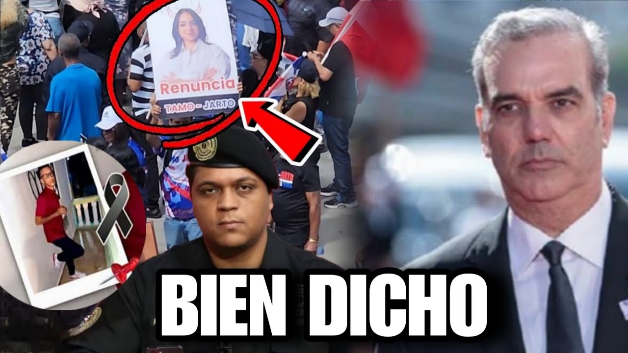 Mira lo que está pasando con la marcha y la antigua olden Dominicana