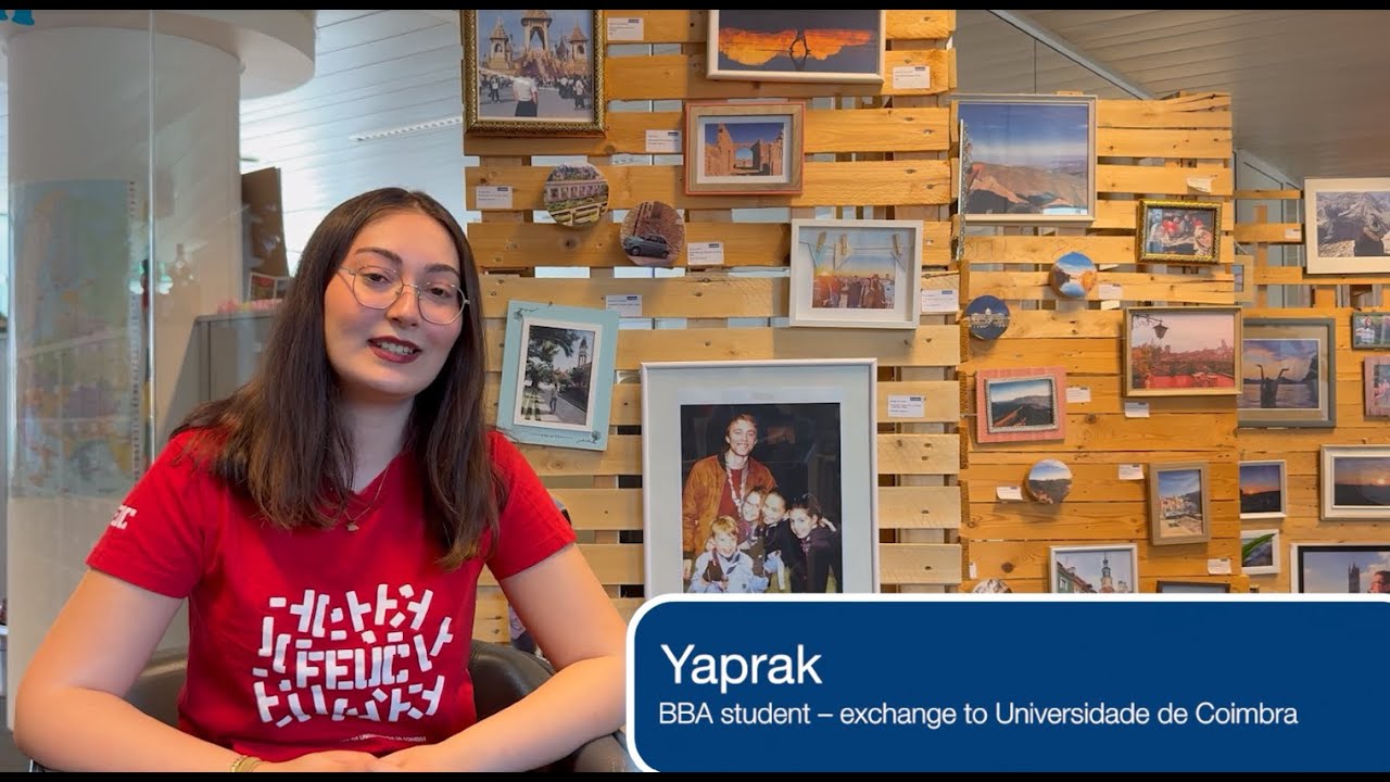 Yaprak about what it's like going on an exchange to Portugal | Going abroad with FEB