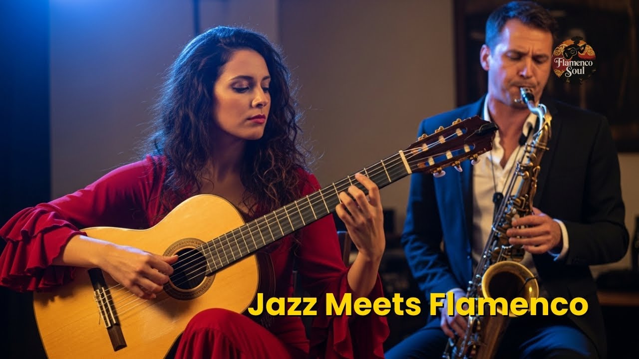 Saxophone Flamenco Fusion Live – Relax Jazz & Spanish Guitar Ambience 24/7