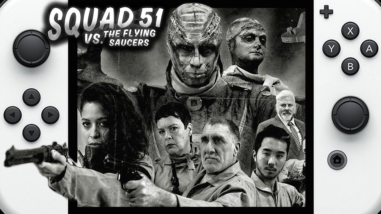 Squad 51 vs. The Flying Saucers on Nintendo Switch | Gameplay
