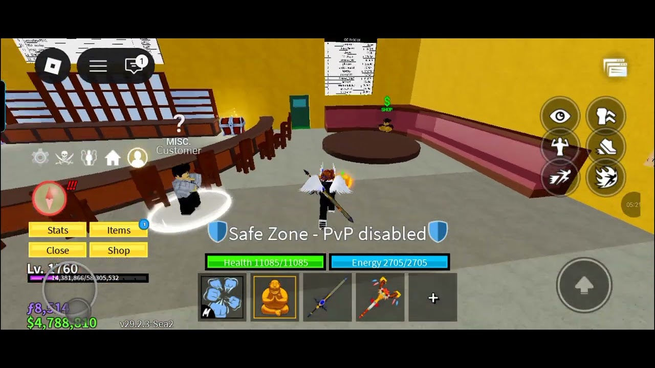 Blox fruit in my account.