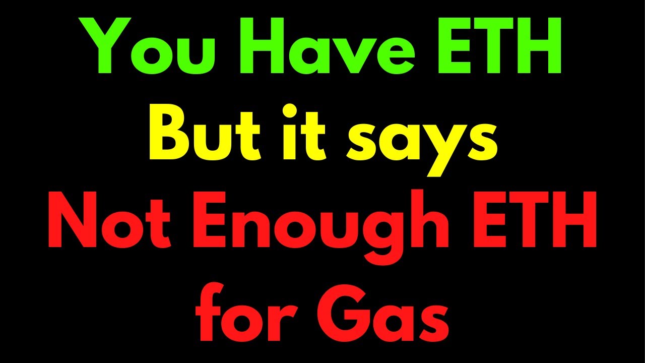 Can't Send USDT Funds on Coinbase Wallet Error SOLVED | Not Enough ETH for Gas