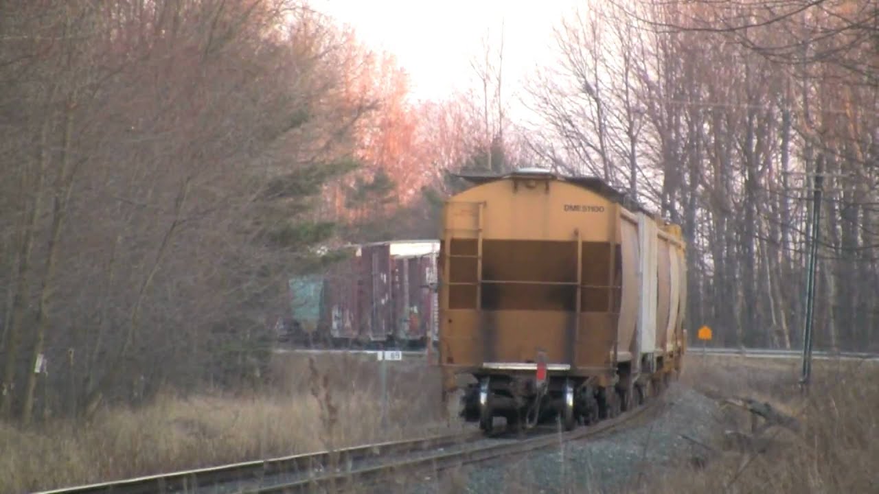 HD: Train Video of Canadian Pacific in Southern Ontario