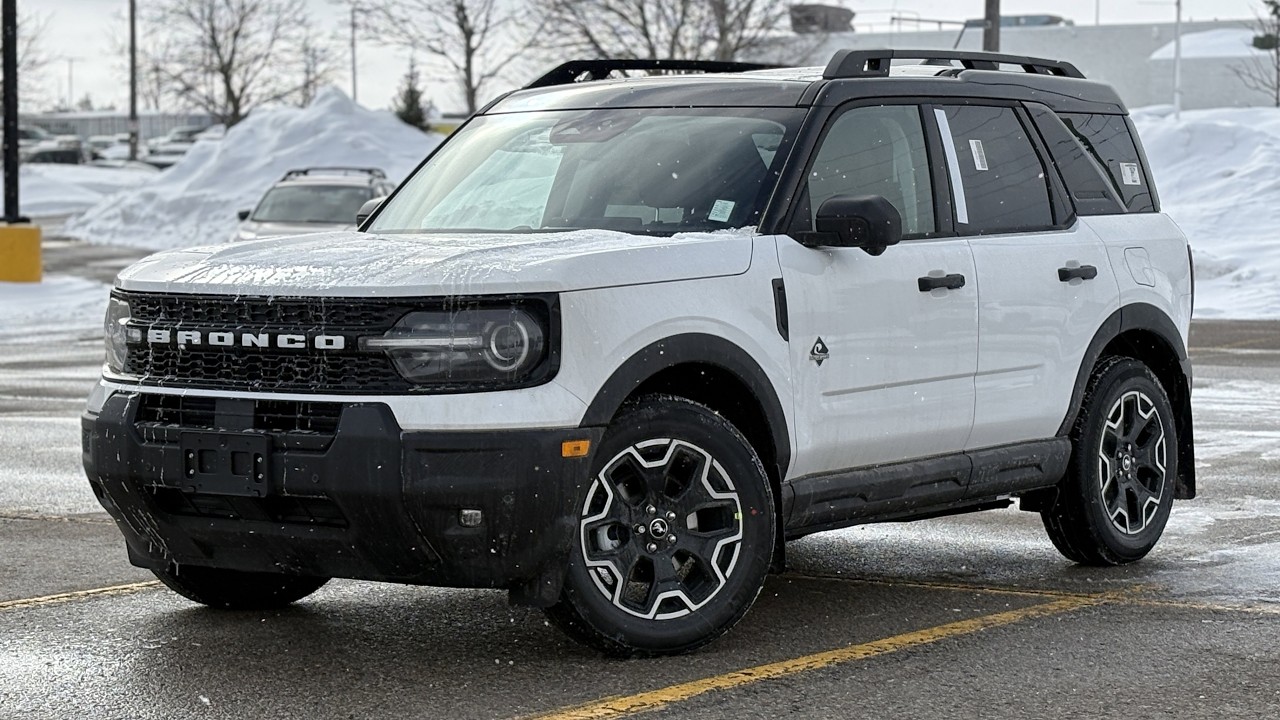 New 2026 Ford Bronco Sport Outer Banks in Oxford White (#B0387) | Barrie Ford
