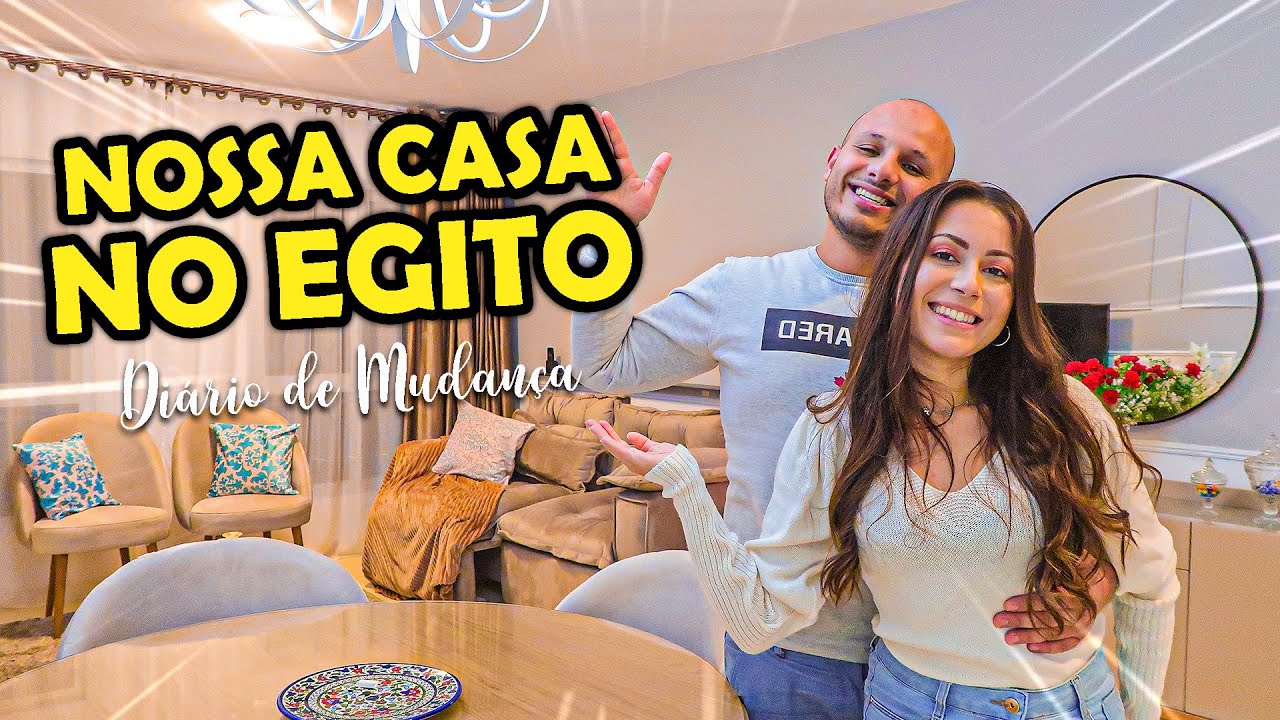 MINHA CASA NOVA NO EGITO! Tour Completo | Brasileira no Egito