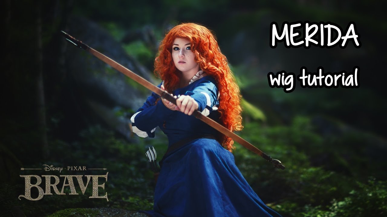 Merida wig tutorial - Jak zagęszczać peruki do cosplayu