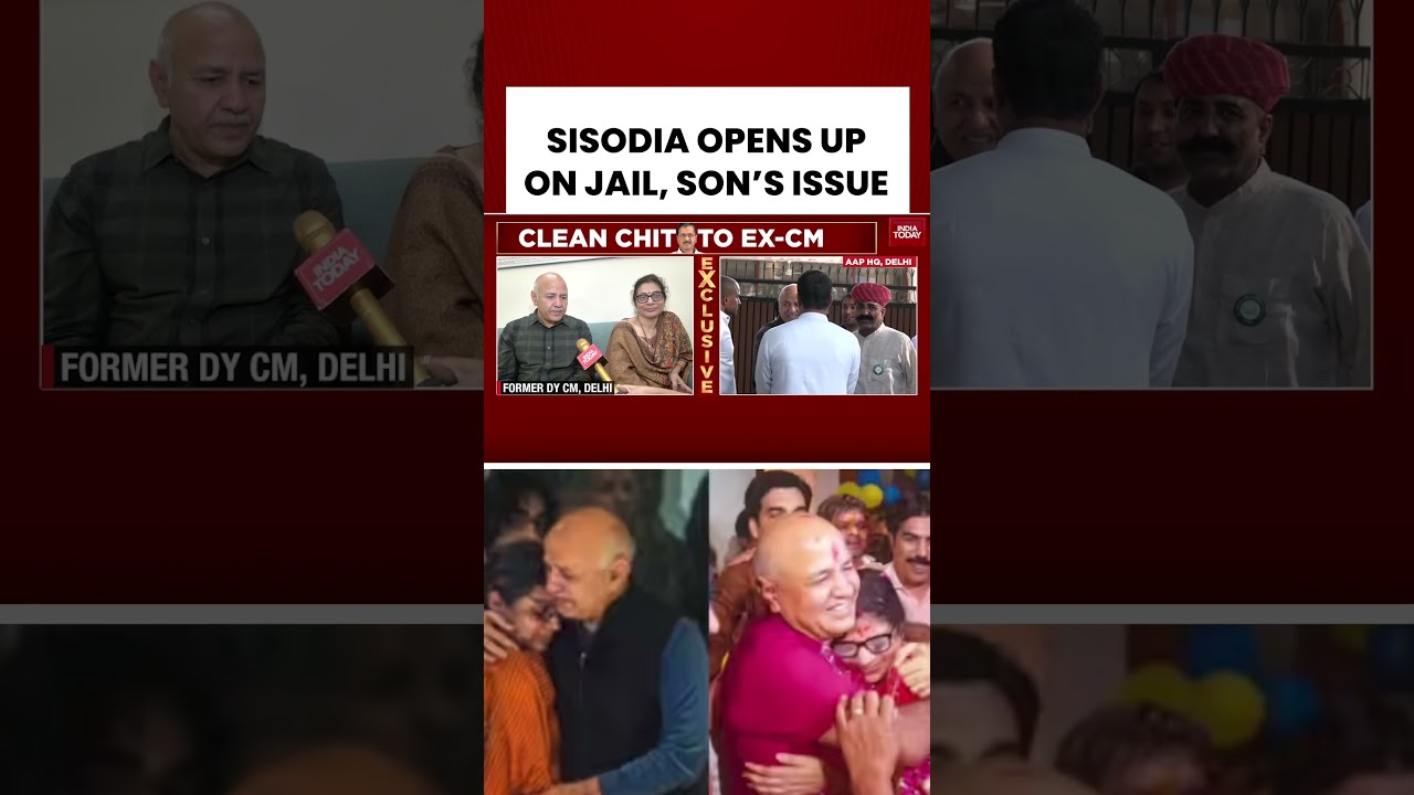 Manish Sisodia Opens Up on Jail, Son in Canada & Passport Issue #manishsisodia #arvindkejriwal