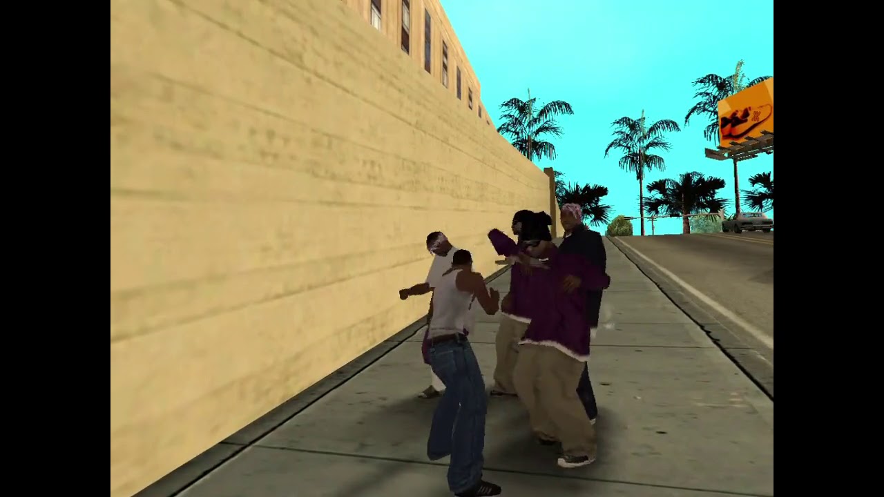 CJ killed 100 TIMES by Ballas