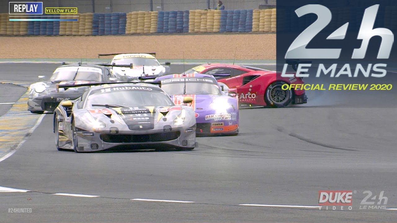 Big Crash at the 24 Hours of Le Mans 2020