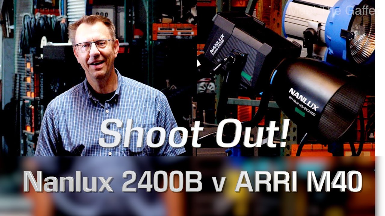 Nanlux 2400B против ARRI M40 и M18... Перестрелка!