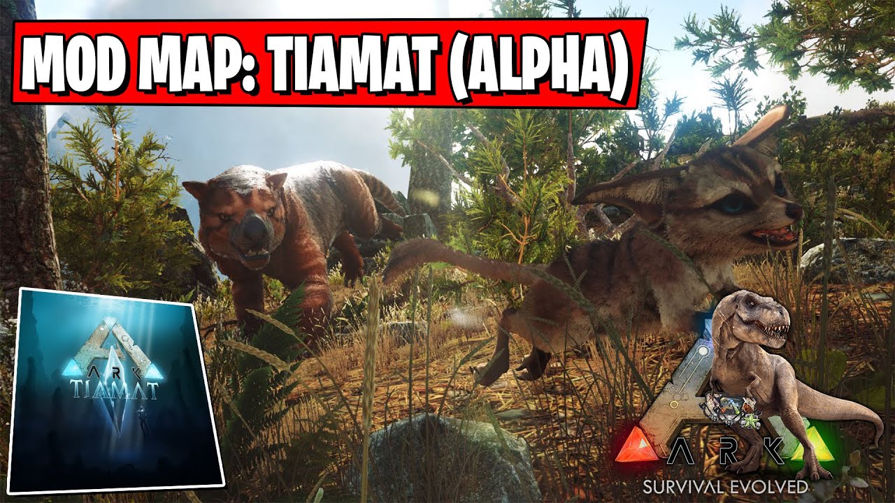 Ark Tiamat Mod Map (This one is pretty!)