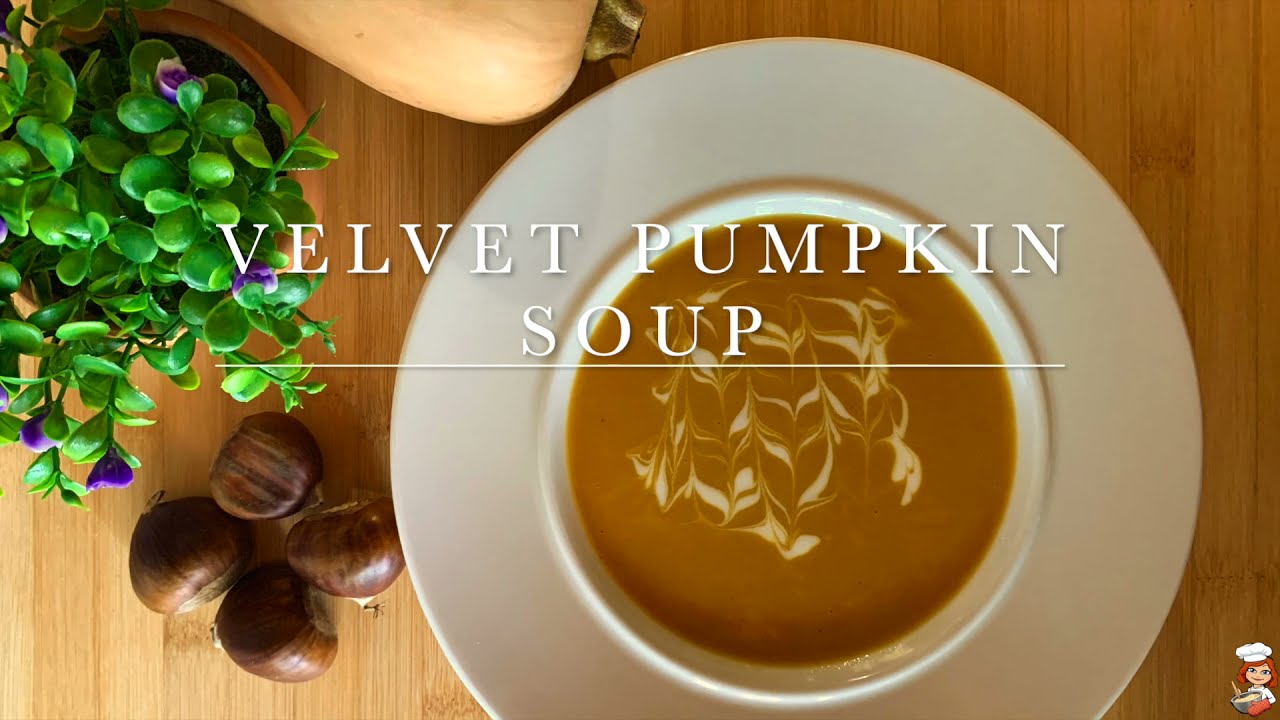 VELVET PUMPKIN SOUP | ΒΕΛΟΥΤΕ ΣΟΥΠΑ ΚΟΛΟΚΥΘΑΣ Ε110