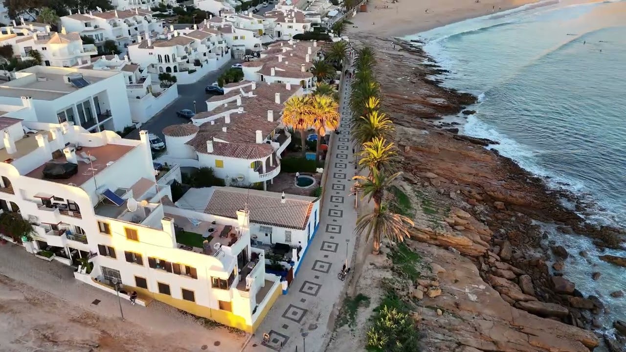 Praia da Luz (Portugal) Drone Footage