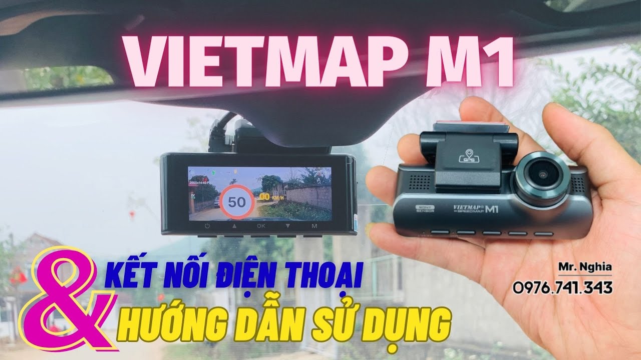 Hướng dẫn kết nối Vietmap Speed M1 với điện thoại và Hướng dẫn sử dụng chi tiết | @ChoeReview