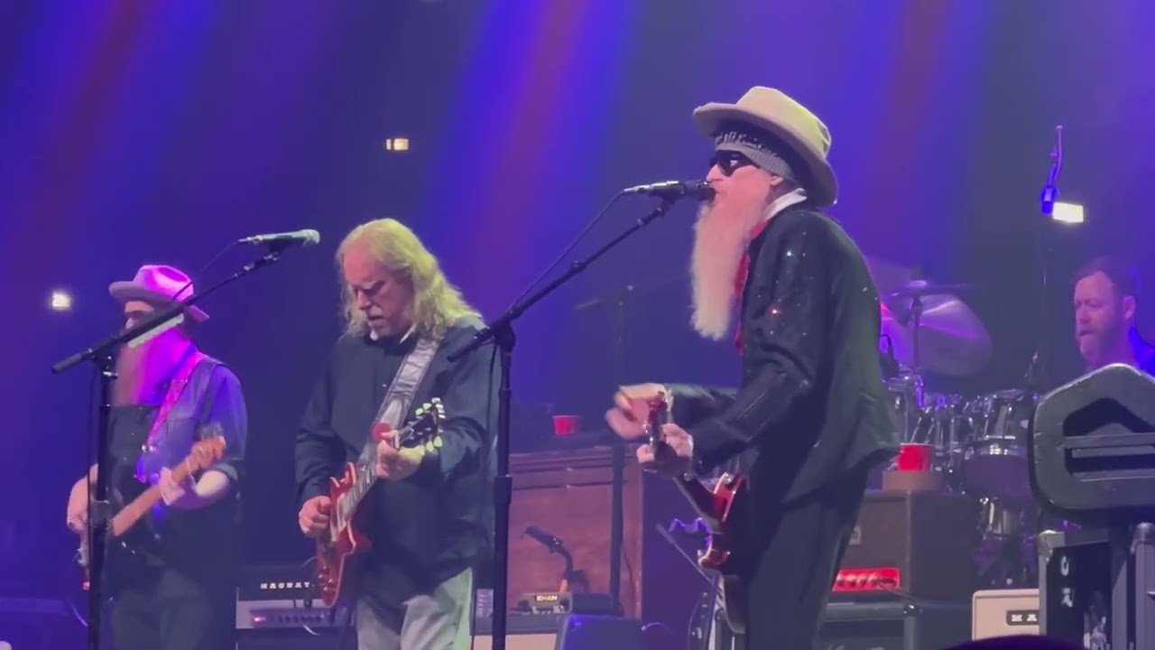 Billy F. Gibbons & Friends - Waiting' For The Bus ~ Jesus Left Chicago  12-9-23, Asheville, NC