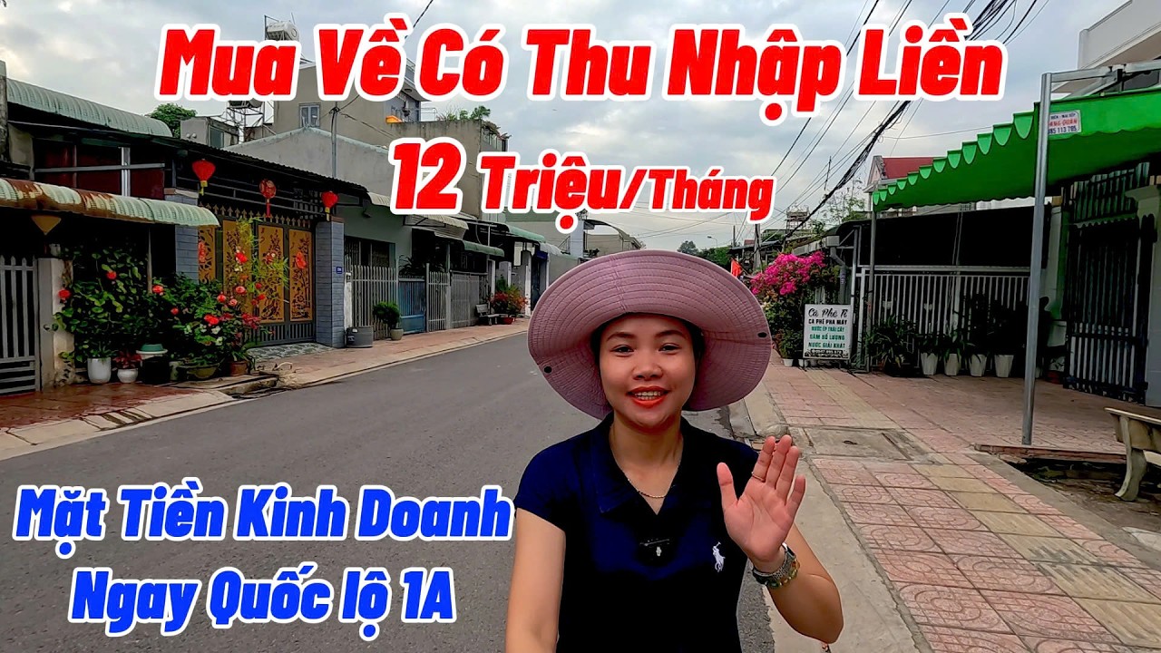 Chủ Cần Tiền Bán Luôn Mặt Tiền Kinh Doanh Ngay Quốc Lộ 1A Đang Cho Thuê | NHÀ ĐẤT ĐỒNG NAI GIÁ RẺ