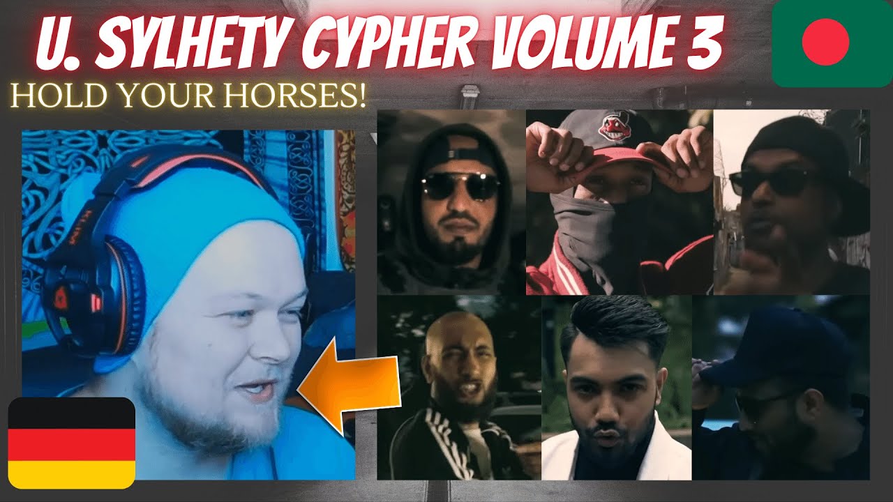 SLOW IT DOWN! | 🇧🇩 U. Sylhety Cypher Volume 3 | GERMAN Reaction