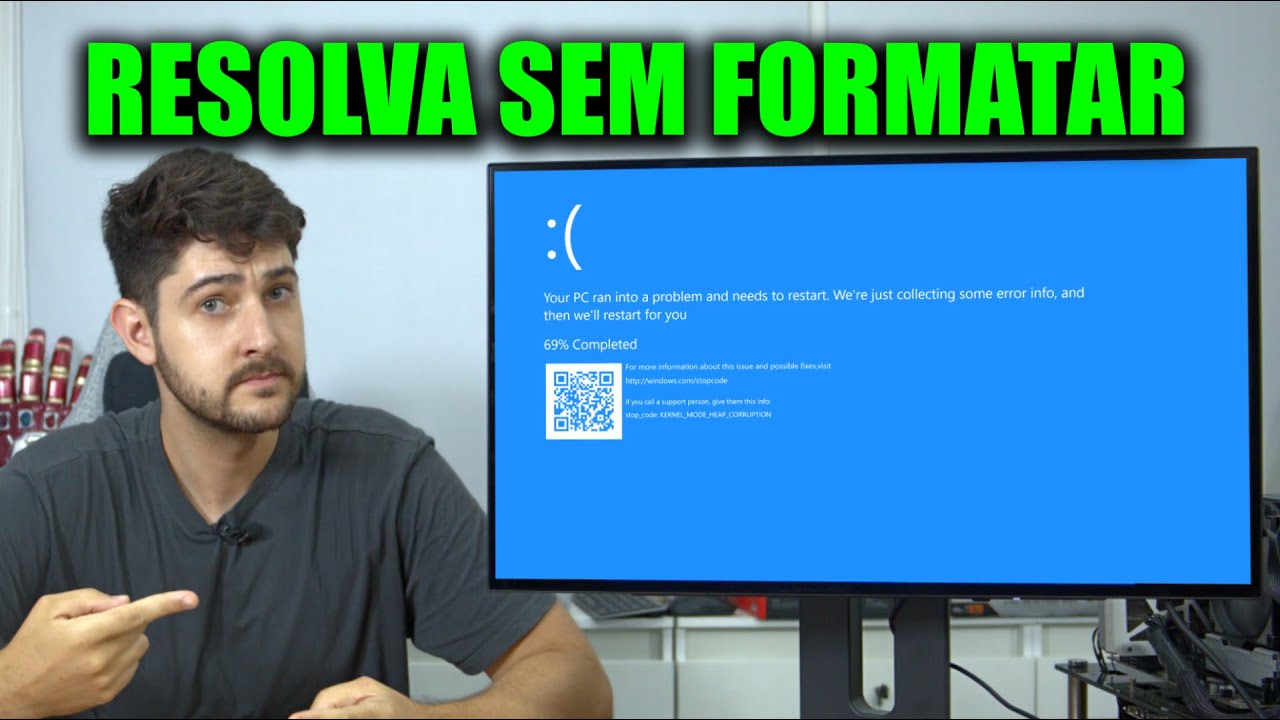 PC LIGA E LOGO DÁ TELA AZUL, COMO RESOLVER SEM FORMATAR!