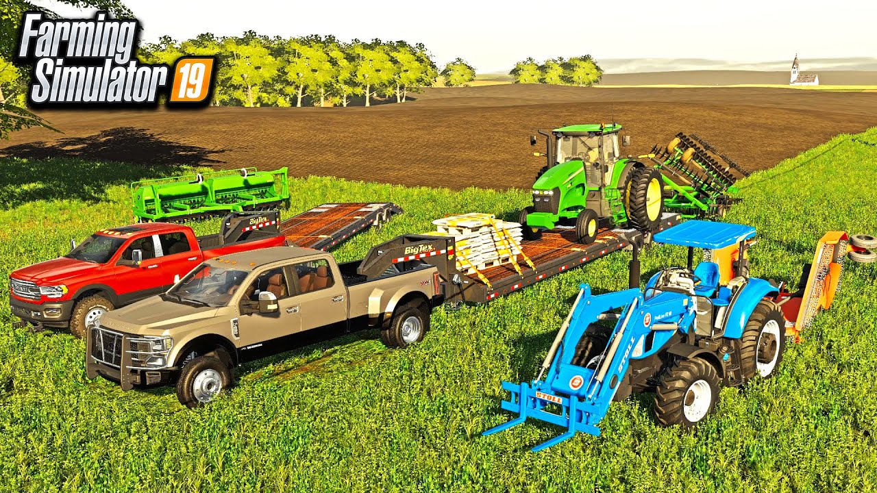HUNTING FOOD PLOTS! CLEARING LAND & PLANTING PLOTS FOR DEER! | FARMING SIMULATOR 2019