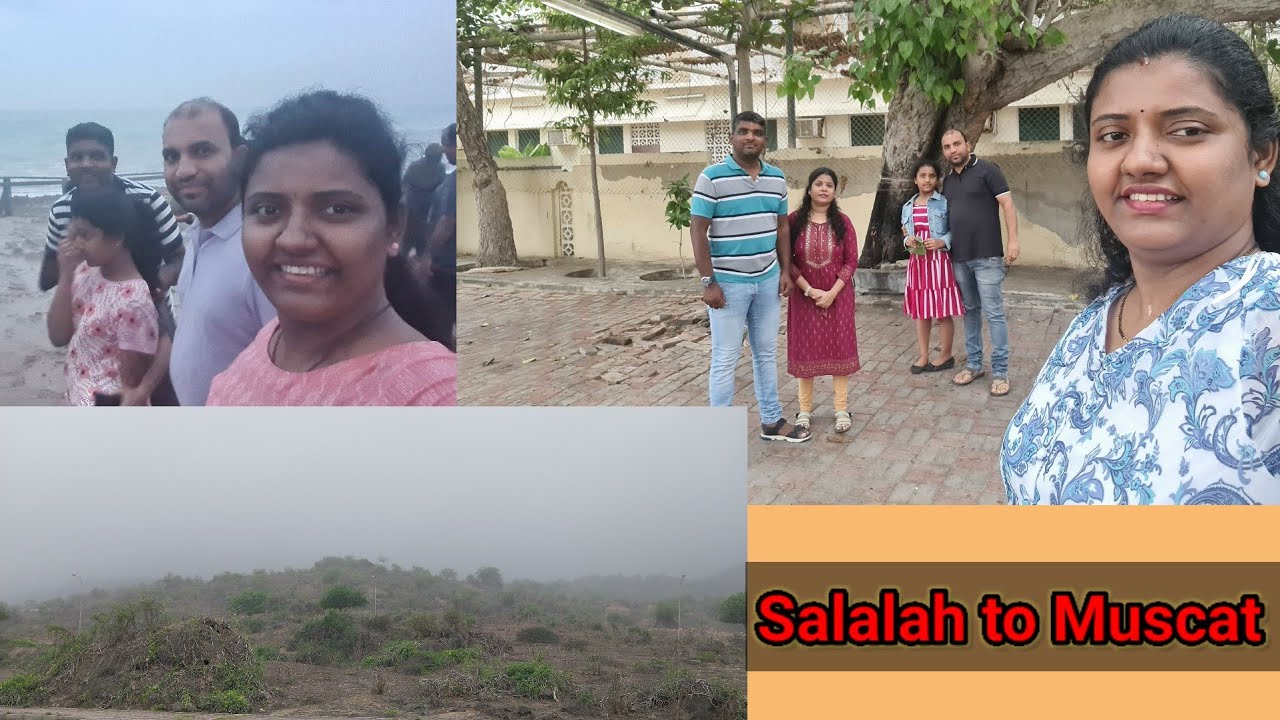 Salalah part 4 // Mughsail Beach// Salalah to Muscat journey// Mangalore family// Salalah Market