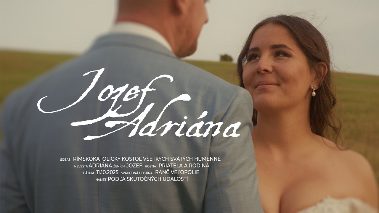 Adriána a Jozef /wedding, svadobný klip, svadba 2025, Veľopolie /