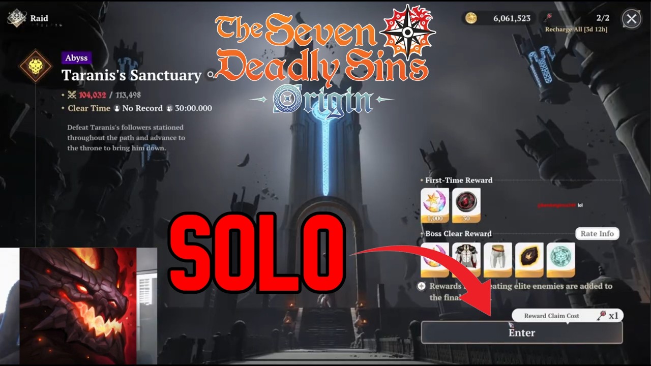 Zeradith clears Taranis SOLO!