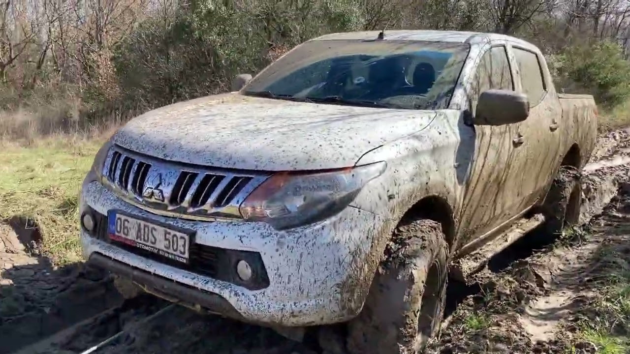 L200 Off raod #araba #automobile #offroadoverland #l200 #mud #kia #ranger #snow 