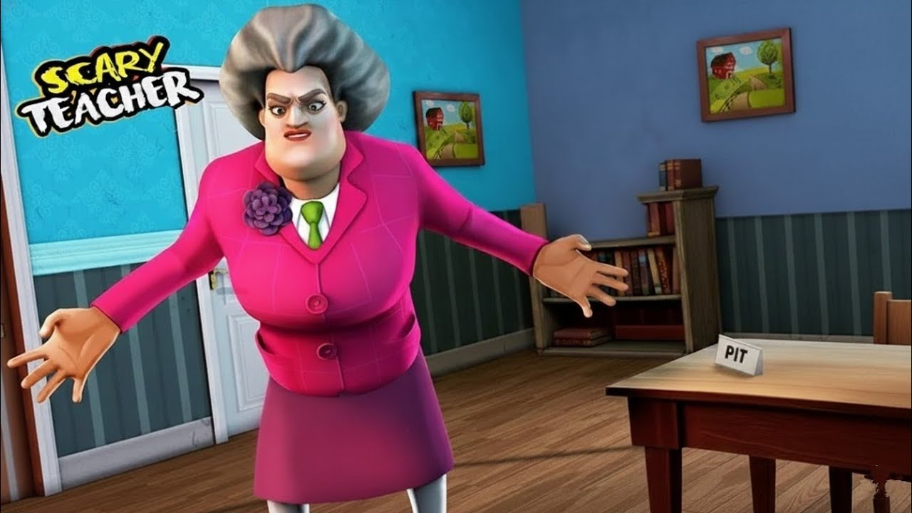 Scarry Teacher Game  | Funny & Scarry Gameplay Hindi