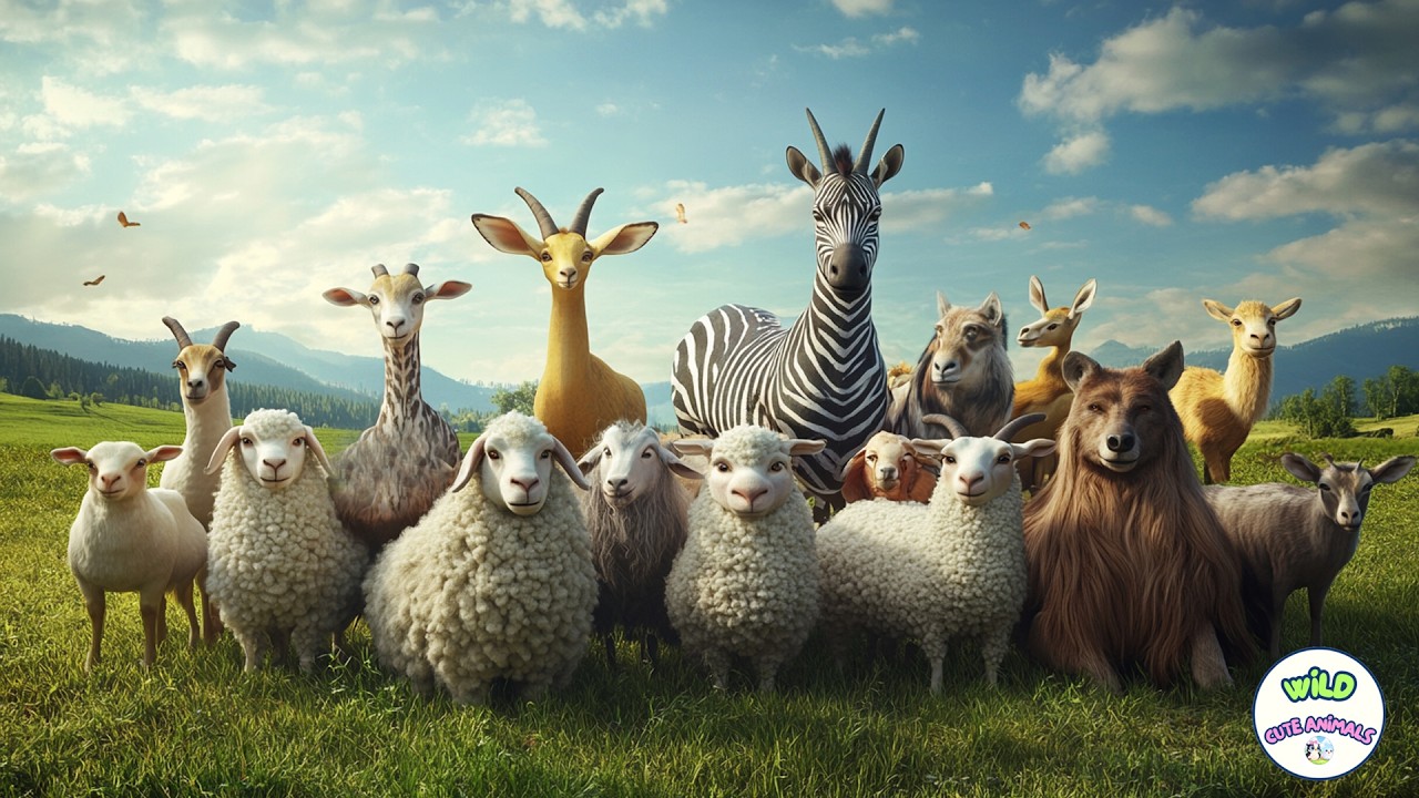 The Special Beauty of Animals - Sheep, Giraffe, Dog, Goat, Nay - Animal Sounds