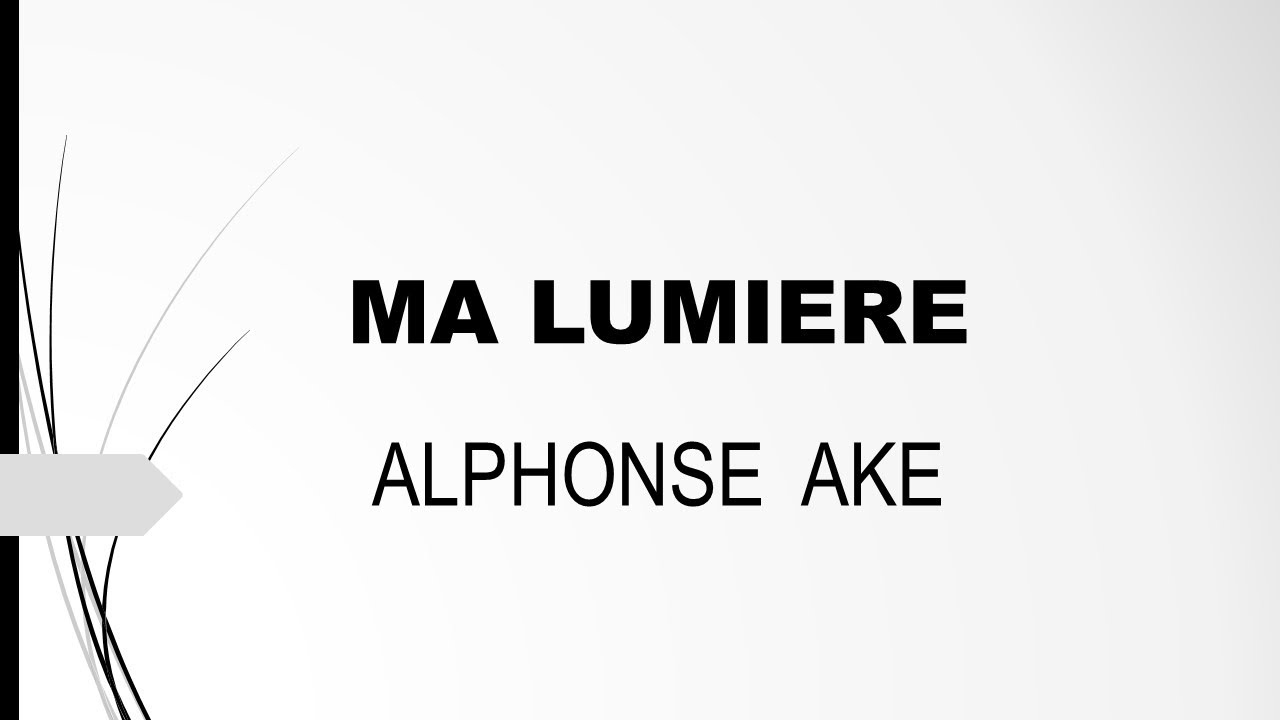 Ma lumiere et mon salut de Alphonse Aké